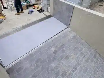 tilting-flood-barrier-slope-driveway-qld