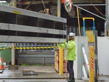 Flood Bulkhead Gate for Factory Access